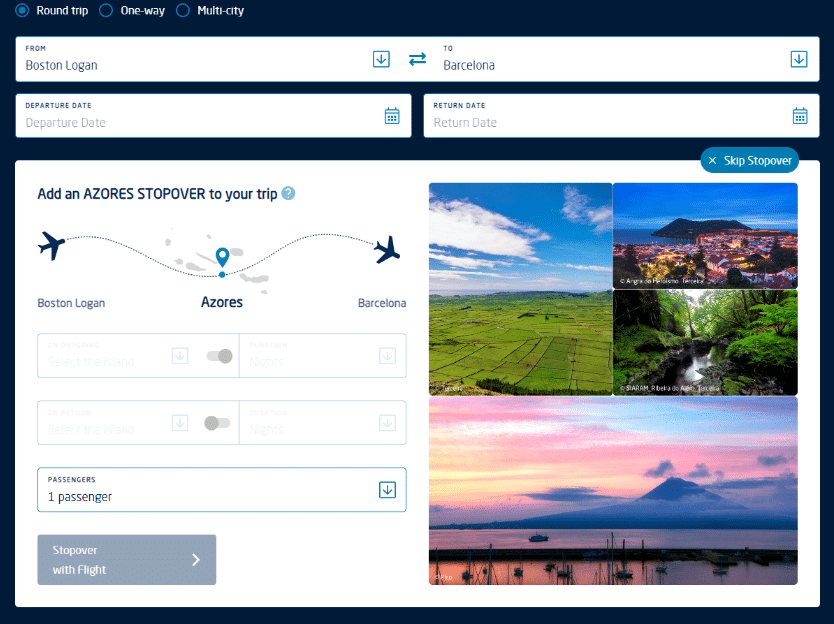 SATA Azores Layover Program