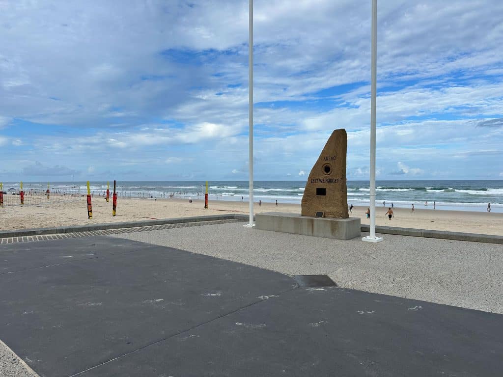 ANZAC War Memorial at Surfers Paradise
