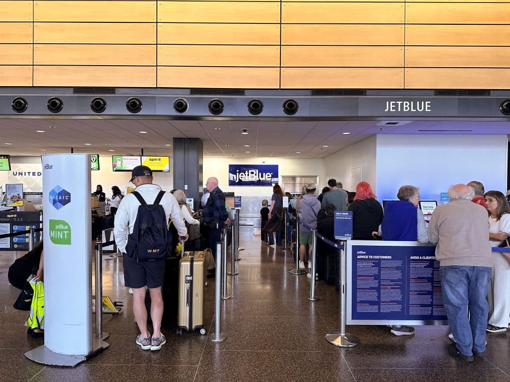 JetBlue Airlines Check-in Counter at SEA